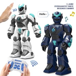 2.4G Remote Controlled Robot Intelligent Programming Gesture Sensing, Dancing Singing Puzzle Toys Excluding regular batteries