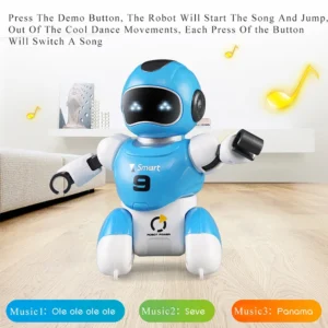 1set 2pcs robot RC Soccer Robot Electric Dancing football Simulation Robots Programable Educational parent-child play game