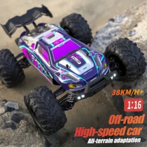 16101 1:16 50KM/H 4WD RC Car  LED Light 2.4G Remote Control Cars High Speed Drift Monster Truck for Kids vs Wltoys 144010