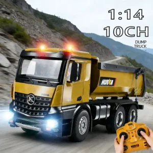 1536 large remote-controlled dump truck soil Heavy-Duty simulation engineering vehicle toy