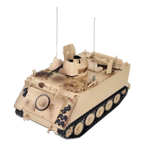 1/16 RTR Tongde RC Tank M2412-B M113A1 ACAV Infrared 360 Turret Rotation Smoking Light Sound Radio Control Electric Military Toy