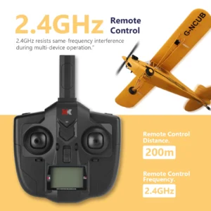 A160 J3 RC 5 Channel RC Airplanes 3D/6G Mode, 3D Brushless RC Planes with 2 Batteries, Gifts for Adults