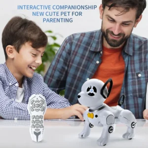 Intelligent Robot Dog Funny Electronic Robotics Remote Control Stunt Smart Robots for Children Boys Kids Creative Birthday Gift