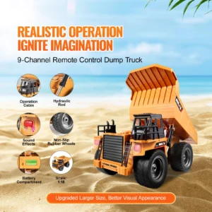 RC Car Children Toys Remote Control Dump Truck