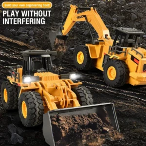 2.4G Alloy Remote Control Excavator Bulldozer