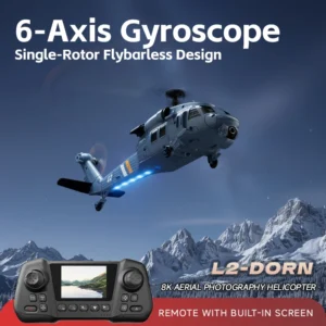 RC Helicopter 6-axis Gyroscope 8k Camera Altitude